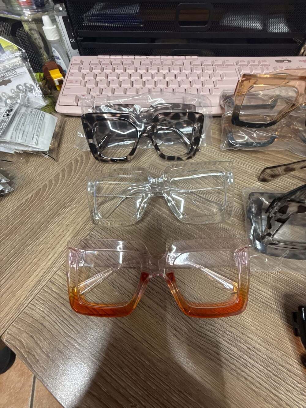 Fashion Nova Sydney So Fly Oversized Square Fashion Glasses